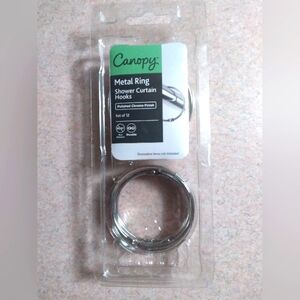 Canopy Metal Shower Curtain Hooks
